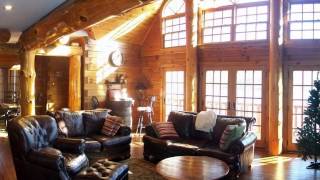 preview picture of video 'Gorgeous Lakefront Log Home'