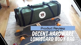 Review: Decent Hardware Longboard Body Bag (German)