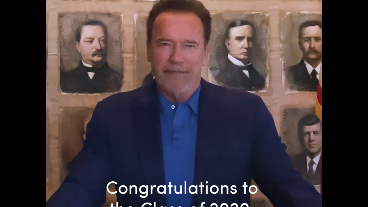 Arnold Schwarzenegger's 2020 Snapchat Commencement Address on Overcoming Obstacles - YouTube