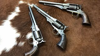 Two Of the oldest Remington revolvers in history. Serial number four and five. ￼￼