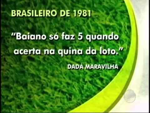 Relembre a goleada de 5 a 0 do Bahia sobre o Santa Cruz em 1981
