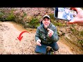 Huge Flood Exposes More Treasure at Bottom of Creek (Mudlarking)