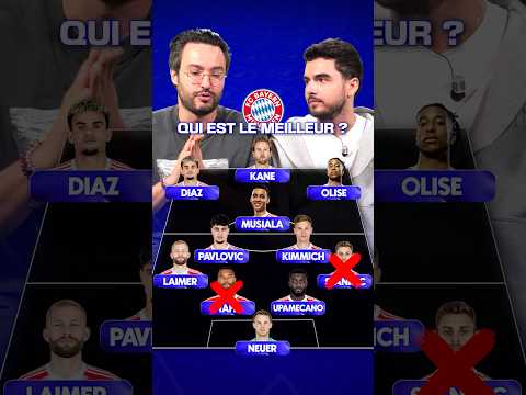 Le JOUEUR le + IMPORTANT du BAYERN ? 🇩🇪 ⚽️ #footballshorts #ucl #psg #bayernmunich