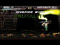 MORTAL KOMBAT CHAOTIC NEW ERA SCORPION SHINOBI FULL PLAYTHROUGH
