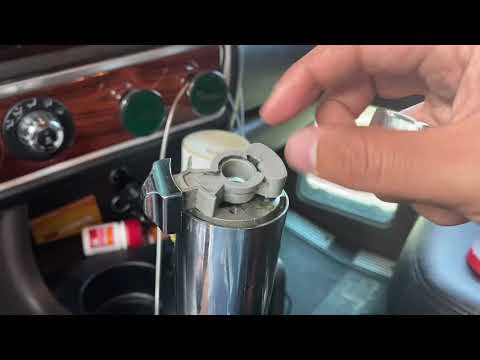 How to install a shift knob on a 18 speed