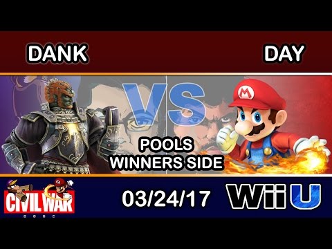 Split 2GGC: Civil War - MMG | Dank (Ganondorf) Vs. Day (Mario) Pools Winners Side - Smash Wii U