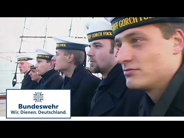 Videouttalande av Gorch Fock Tyska