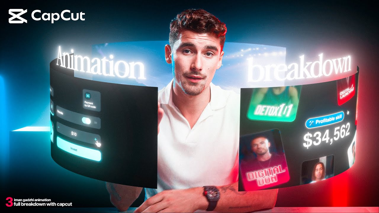 How to Animate Like Iman Gadzhi ( CapCut Tutorial)