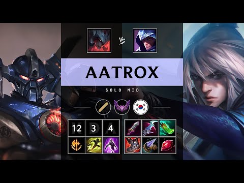 Aatrox Mid vs Talon - KR Master Patch 25.12