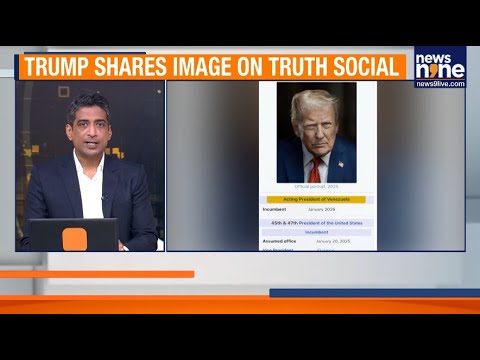 Trump Declares Himself Venezuela’s Acting President In Controversial Social Media Post | News9
