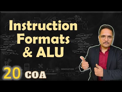Instruction Formats and ALU in Computer Organization Architecture