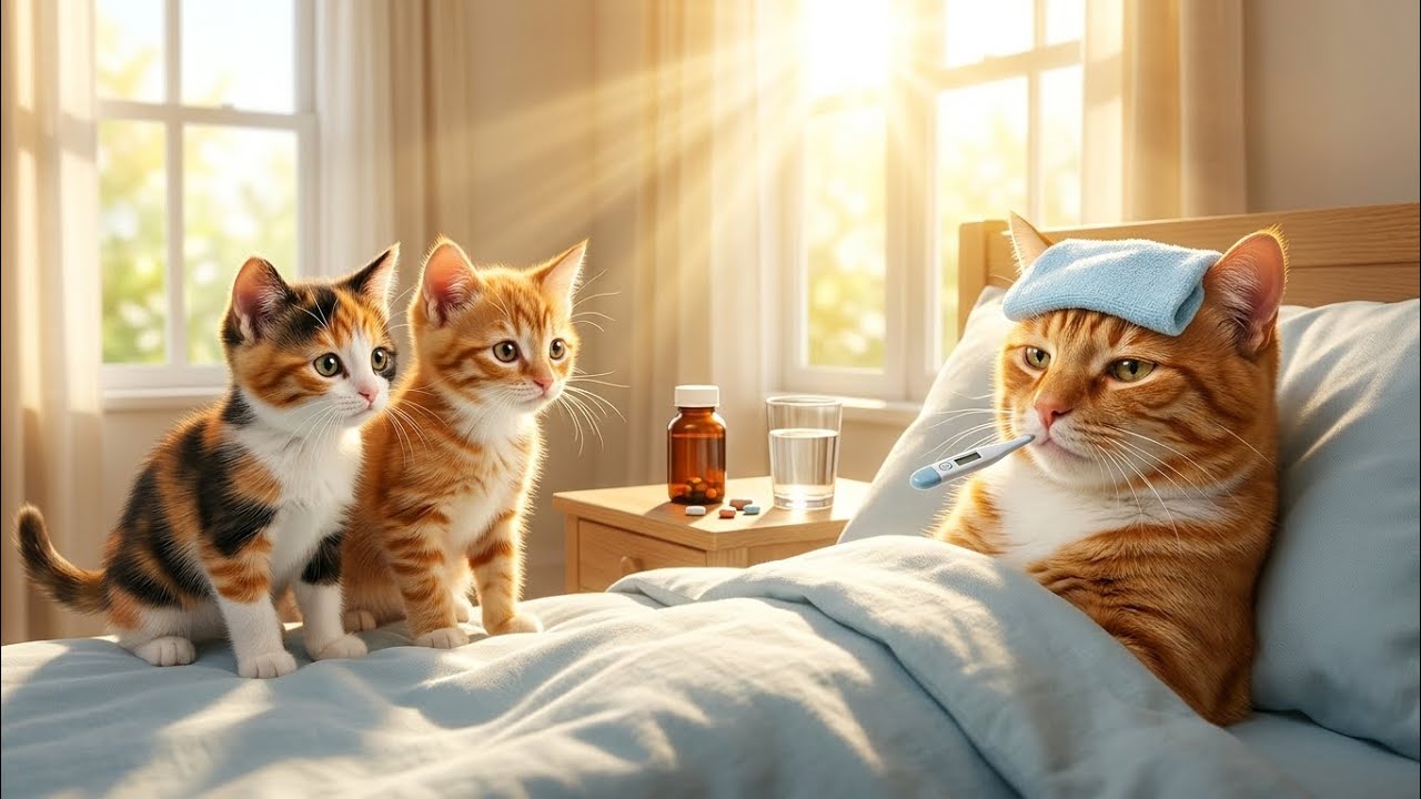 ママが風邪をひきました。😷 ママを助ける方法はあるかな？ 