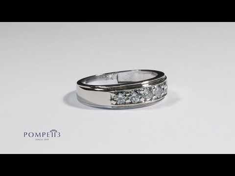 1Ct Five Stone Men's Diamond Ring
