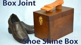 How to Make a Box Joint Shoe Shine Tote