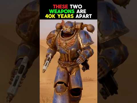 THESE TWO WEAPONS ARE 40K YEARS APART - Helldivers 2 X Space Marine 2