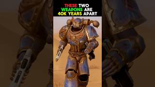 THESE TWO WEAPONS ARE 40K YEARS APART - Helldivers 2 X Space Marine 2