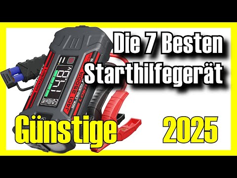 🚗🔥 Die 7 Besten Starthilfegerät von Amazon im Preis-Leistungs-Verhältnis [2025]✅[Günstige] Für Auto