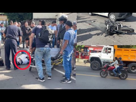 UN MOTORISTA ES ATROPELLADO POR UN CAMIÓN EN RETALHULEU GUATEMALA 😱🏍️🚚🇬🇹 NOTICIAS DE GUATEMALA 🚨🇬🇹 