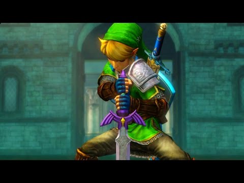 Hyrule Warriors - Link Pulls the Master Sword Cutscene
