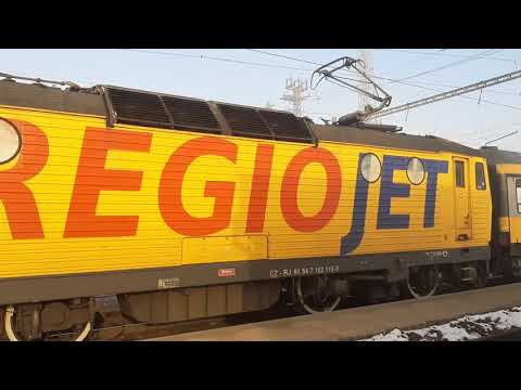 162.119 Regiojet na R23 z Ústí n.L. do Kolína, první den provozu