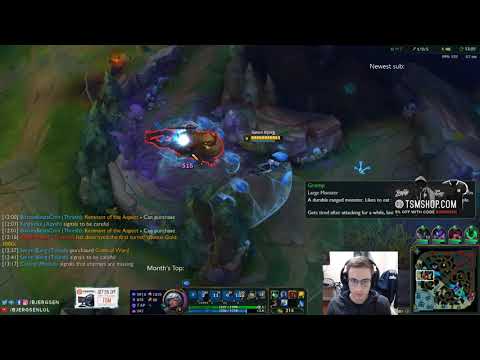 TSM Bjergsen vs Yassuo // TSM Bjergsen Talyah vs Yasuo mid Path 8.5