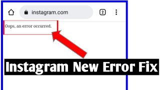 Download lagu Fix Instagram Oops An Error Occurred Problem |Oops An Error Occurred Instagram Problem Solve mp3 Download lagu Fix Instagram Oops An Error Occurred Problem |Oops An Error Occurred Instagram Problem Solve mp3