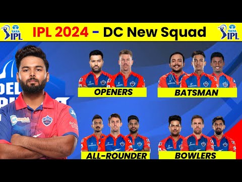 Dc Squad 2024 - Delhi Capitals 2024 Squad || IPL 2024 Delhi Capitals Squad