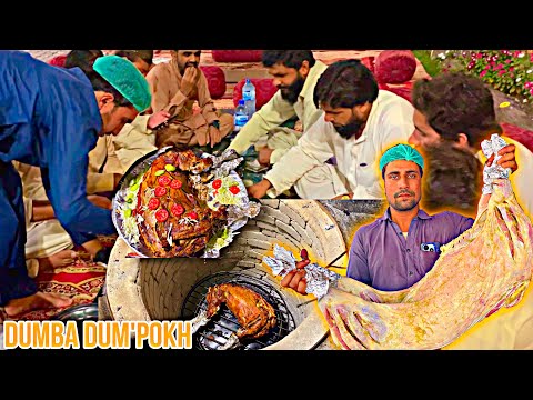Roasting Whole Lamb in Clay Oven | Full Dumba Dum Pukht Recipe | Whole Lamb Roast in Kabuli Pulao |