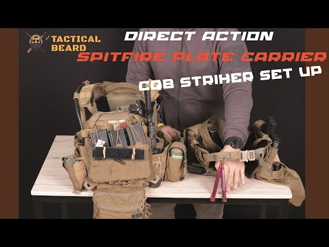 Direct Action plate carrier Spitfire loadout. Set up plate cerrier Spitfire cqb striker unit