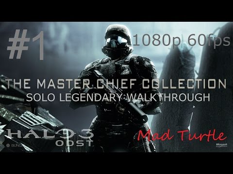 Halo MCC: Halo 3 ODST Solo Legendary Walkthrough Part 1 1080p 60fps - Prepare to Drop