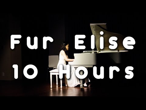 Beethoven's "Fur Elise" 10 Hour Loop of Classical Music For Sleeping, Relaxing, Studying, Reading