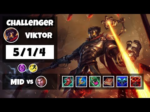 Viktor Mid 11.11 Challenger Gameplay S11 (5/1/4) - KOREAN