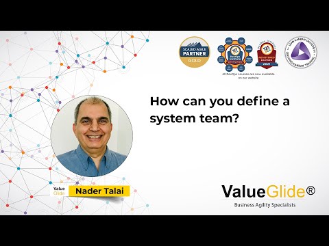 How can you define a system team in SAFe?