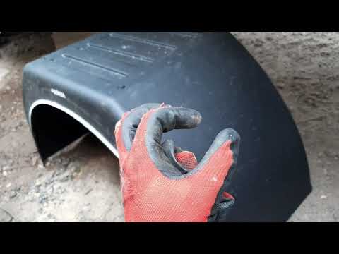 Крылья задние забрал и установил!!!Лестницу установил, пол заклеил 💣💣 Mersedes sprinter.