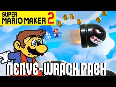 Super Mario Maker 2: New Super Mario Bros. 2 Nerve-Wrack Pack Showcase