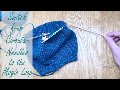 Switch from Knitting on Circular Needles to the Magic Loop - How to Close a Hat Top
