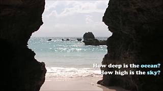 Jason Gould ~ How Deep is the Ocean......w/Lyrics