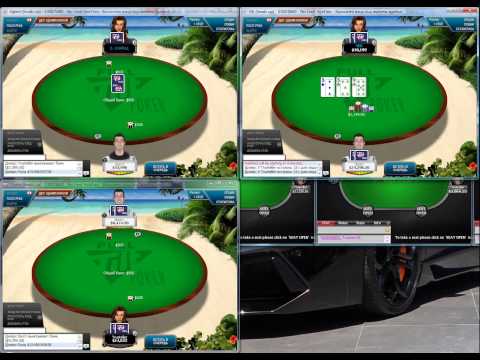 durrrr vs. Trueteller Full Tilt High Stakes Action: 3 tables $300/$600 No Limit Holdem