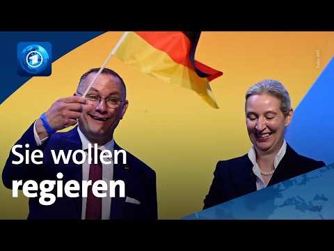 Video Thumbnail: AfD-Parteitag: AfD-Mitglieder wollen selbst definieren, wer rechtsextrem ist