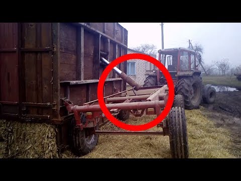 ВОТ ЧТО БУДЕТ ЕСЛИ не поставить стопорное кольцо гидроцилиндра...