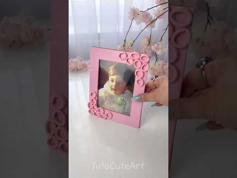 DIY cute photo frame 🩷✨