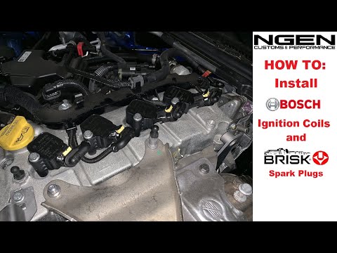ALFA 4C BOSCH IGNITION COILS & BRISK SPARK PLUGS on a Fiat 1.4L turbo - HOW TO!
