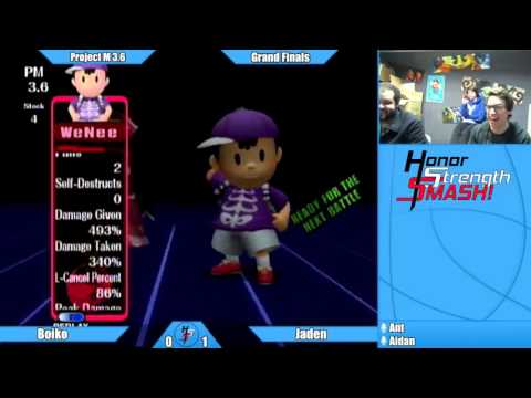 Boiko (Ness) |vs| Jaden (Sheik) [Grand Finals] Project M 3.6