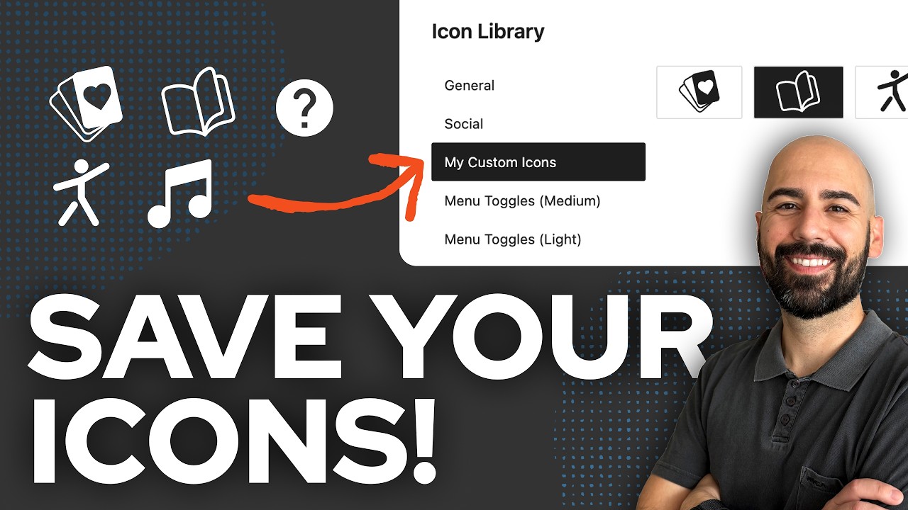 Save Your Icons to Reuse in the GenerateBlocks Icon Picker!