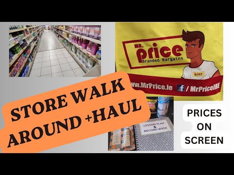 COME SHOP WITH ME - Mr. Price Haul Ireland - with prices on screen