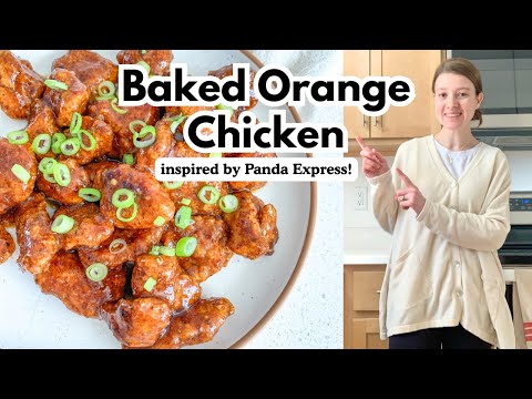 Wholesome Orange Chicken Baked NOT Fried! (Panda Express Inspired)