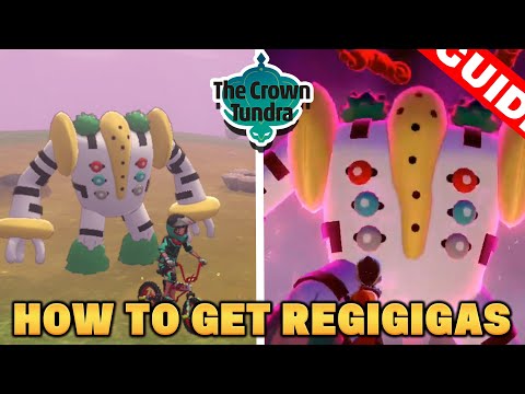HOW TO GET LEVEL 100 REGIGIGAS IN POKEMON CROWN TUNDRA