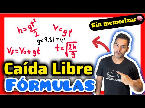 ✅FÓRMULAS CAÍDA LIBRE [ 𝘼𝙥𝙧𝙚𝙣𝙙𝙚 𝙚𝙣 5 𝙢𝙞𝙣𝙪𝙩𝙤𝙨 😎​🫵​💯​] FÍSICA-Cinemática