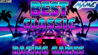 Top 10 MAME Racer Games of All Time (Time Stamps) #mame #arcadegames #arcadegaming