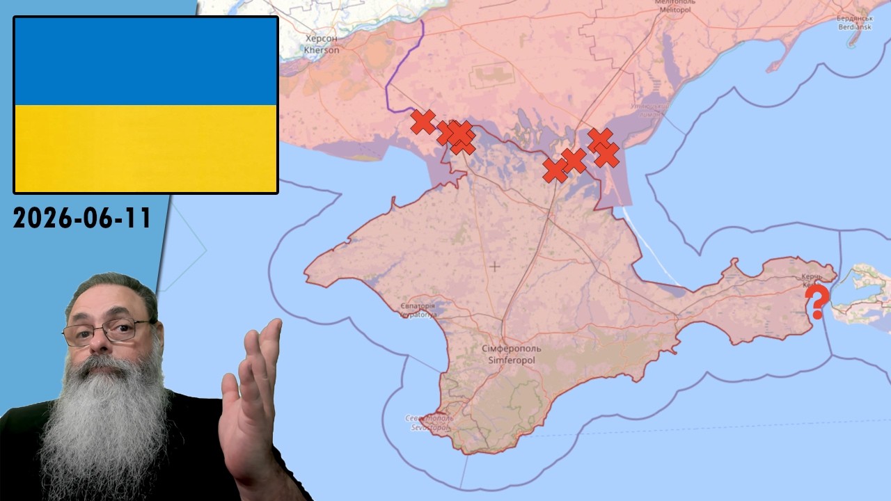#Ucrânia 2026-06-11: UCRÂNIA DESTRÓI TODAS as PONTES para a CRIMÉIA, com UMA EXCEÇÃO